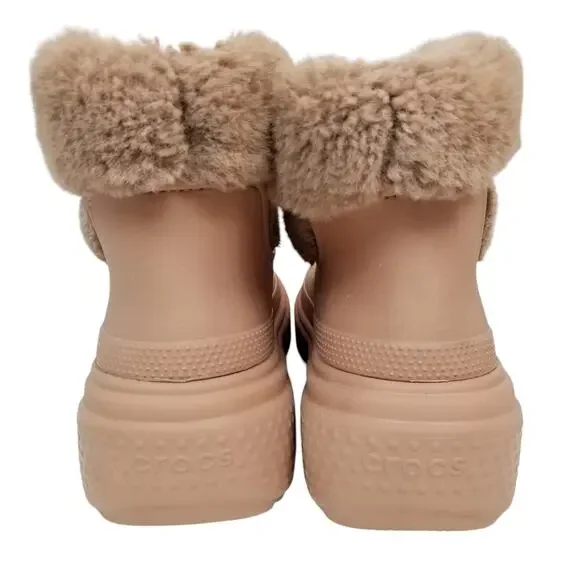 Crocs Stomp 208718 Women's Faux Fur Lined Size 12 - Picture 4 of 9